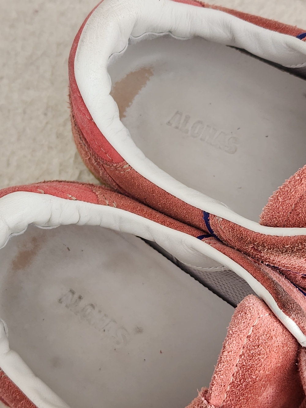 ALOHAS Pink Suede Low Top Sneakers Women US 6.5 / EU 37 Casual Retro Streetwear - Picture 6 of 8